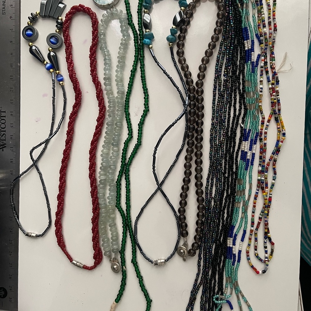 Multicolor Beaded Necklace Set